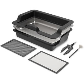 AC Infinity Large Trim Tray System 20-Inch, Interchangeable 3-Tray & 2-Screen Kit, Ergonomically Designed for Lap or Table Trimming, Plant Harvest Set to Collect Leaves and Pollen