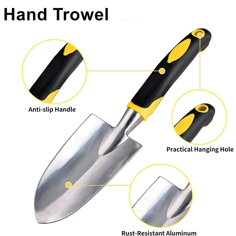 MAYHORY Garden Tool Set Including Hand Trowel Transplantedd and Cultivator