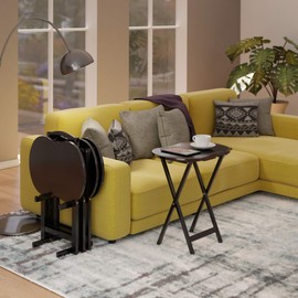 Winsome 23-inch TV Table Set, Brown, 5/Set (92532)