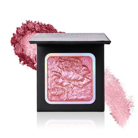 DAGEDA Glitter Eyeshadow,Holographic Chameleon Eye Shadow for Festival Accessories, Pearly Embossed Cream Eyeshadow, Long Lasting, High-Impact, Multi-Dimensional Eye Makeup 06 Frenzy