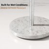 STWWO Countertop Towel Stand Free Standing with Marble Base, S-Shape