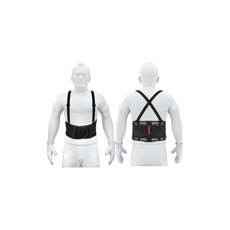 Truper FAJA-XLV, Faja con tirantes ajustables, ventilada, talla extra grande