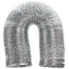SPARES2GO 5m Aluminium Flexible Vent Hose Exhaust Pipe for Bush