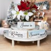 JennyGems Christmas Decor, Jesus Reason for the Season Wood Signs