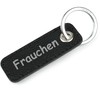 TROIKA Retrotag Frauchen Key Ring and Pendant in Retro Style