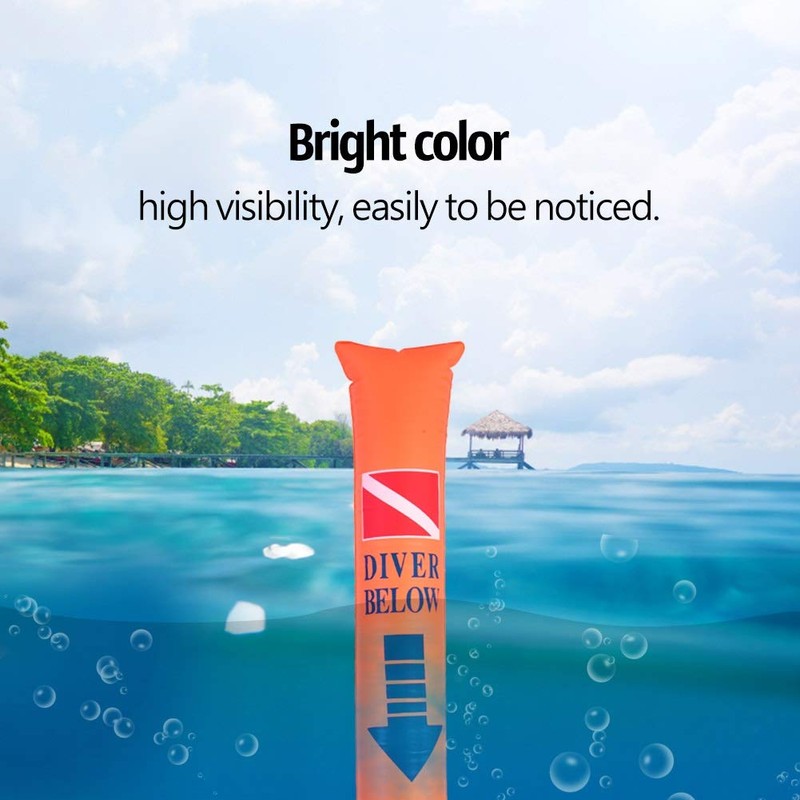 MAGT Diving Buoy, Inflatable Swimming Buoy, High Visibility Signal Marking