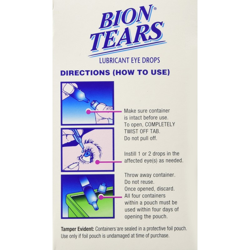 Alcon Bion Tears Single-Use Vials, 28 Count