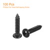 sourcing map 4mm x 20mm Phillips Pan Head Self-tapping Screw,
