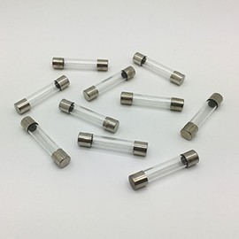 5A Glass Fuse Classic Car Auto 5 Amp 30mm Length Electronic - Pack of 10