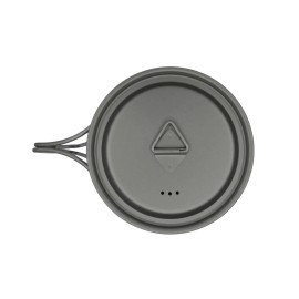 Kuvik Titanium Pot with Lid 650ml (22 oz) - Ultralight and Compact Pot