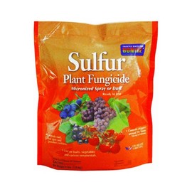 Bonide Sulfur Plant Fungicide, 4 lb. Ready-to-Use Micronized Spray or Dust for Organic Gardening, Controls Common Diseases