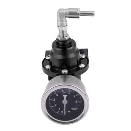 Regulador de Presión Presión de del Automóvil Presión de Universal Duradera para Piezas de Automóvil (Negro)