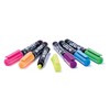 Hi-Text 7000 Fluoclip Chisel Tip Highlighter Pens (Pack of 12)