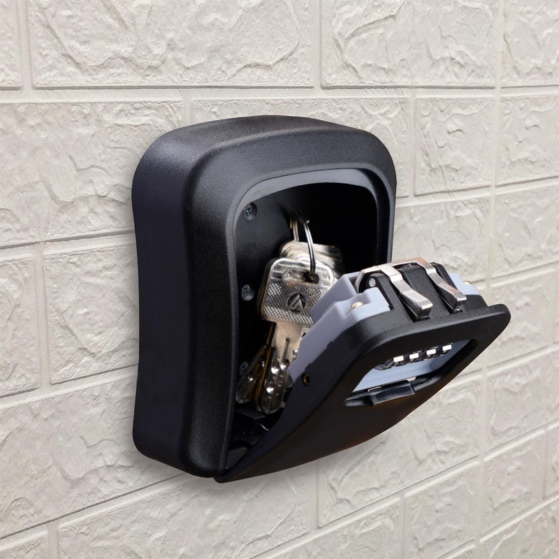 iGadgitz Home U7247 Wall Mounted Outdoor 4-Digit Combination Key Lock