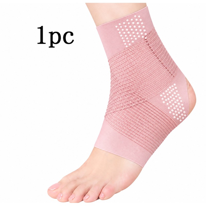 Adjustable Thin Ankle Support Brace for Running & Cycling –