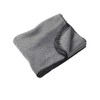 Harriton 12.7 oz. Polyester Fleece -Pill Blanket, Charcoal, One Size
