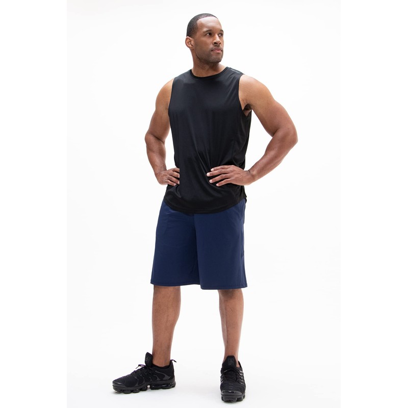 DEVOPS Paquete de 2 Shorts Deportivos de Gimnasio de Ajuste