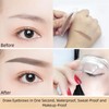 Eyebrow Stamp Powder, Brow Pro Stamp Dark Brown, Waterproof Arched