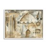 Stupell Industries Traditional Abstract City Architecture Triangular Shapes Brown Beige
