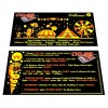 Williams Cyclone Pinball Custom Apron Instruction Cards