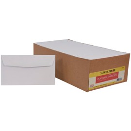 School Smart #6-3/4 Envelopes, 3-5/8 x 6-1/2 Inches, White, Pack of 500