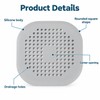 Silicone Drain Hair Catcher for Sink & Shower – Flexible