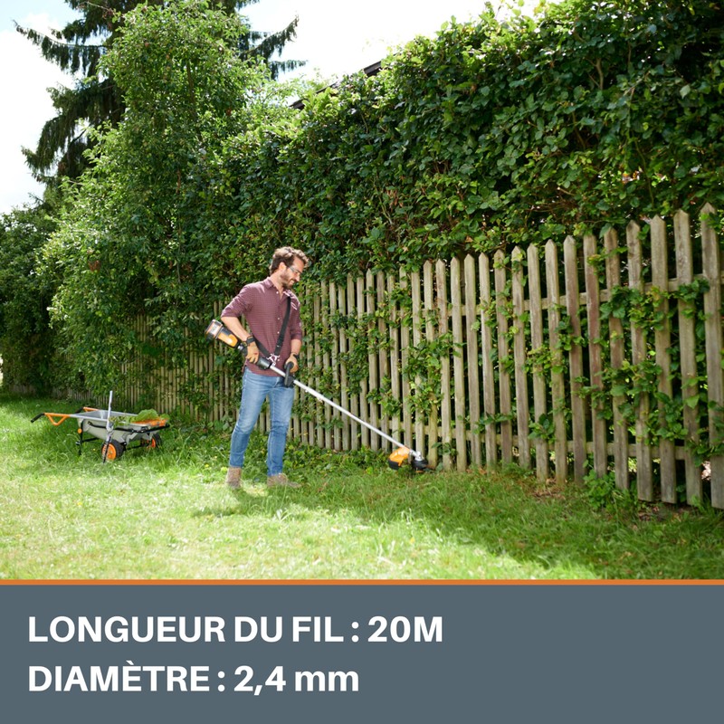 WORX WA0209 Grass Trimmer 20 m Thread - Replacement Line