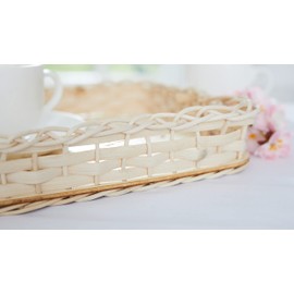 VBS Wicker Rail Natural Blue Band 8 mm 125 g