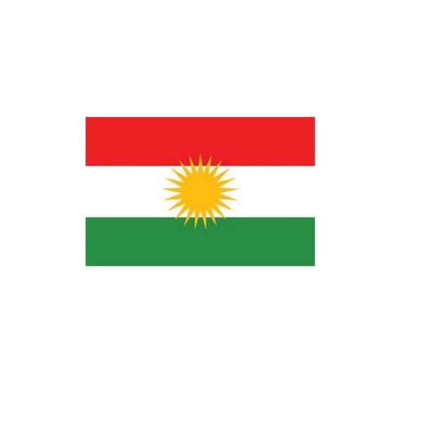 Stormflag Kurdistan Flag 3x5ft Kurdish Flag 90cmx150cm Polyester pongee 90g