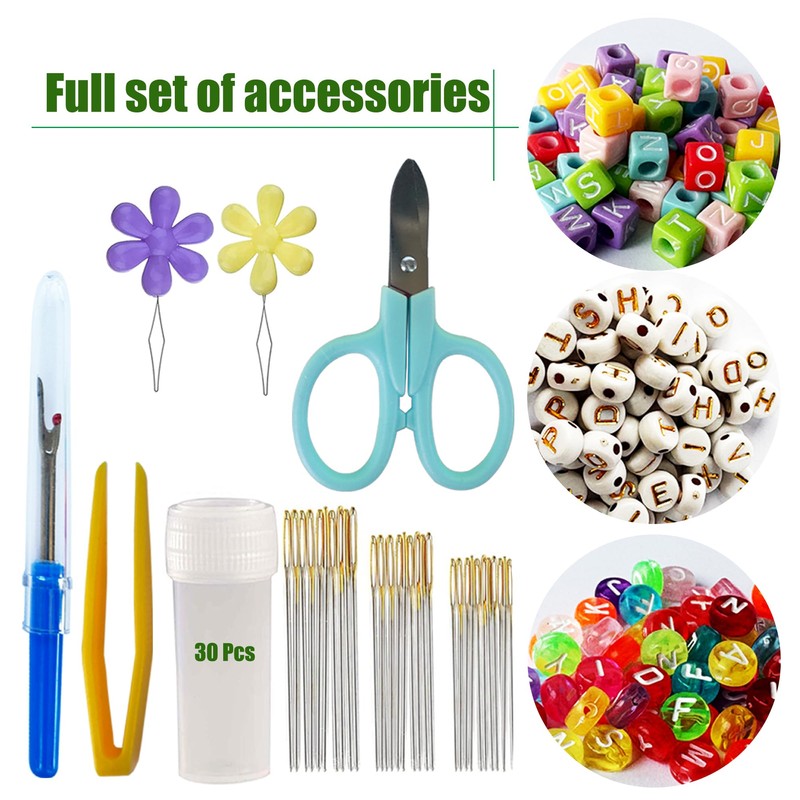 400+Pcs String Bracelet Making Kit, Friendship Bracelet String Kit with