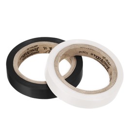 M METERXITY 2 Pack Racquet Overgrip Tape - Badminton Tennis Racket Grip Finishing Tape Wrap Tape Sticky Non-Slip, Apply to Tennis Racket (26Ft, Black/White)