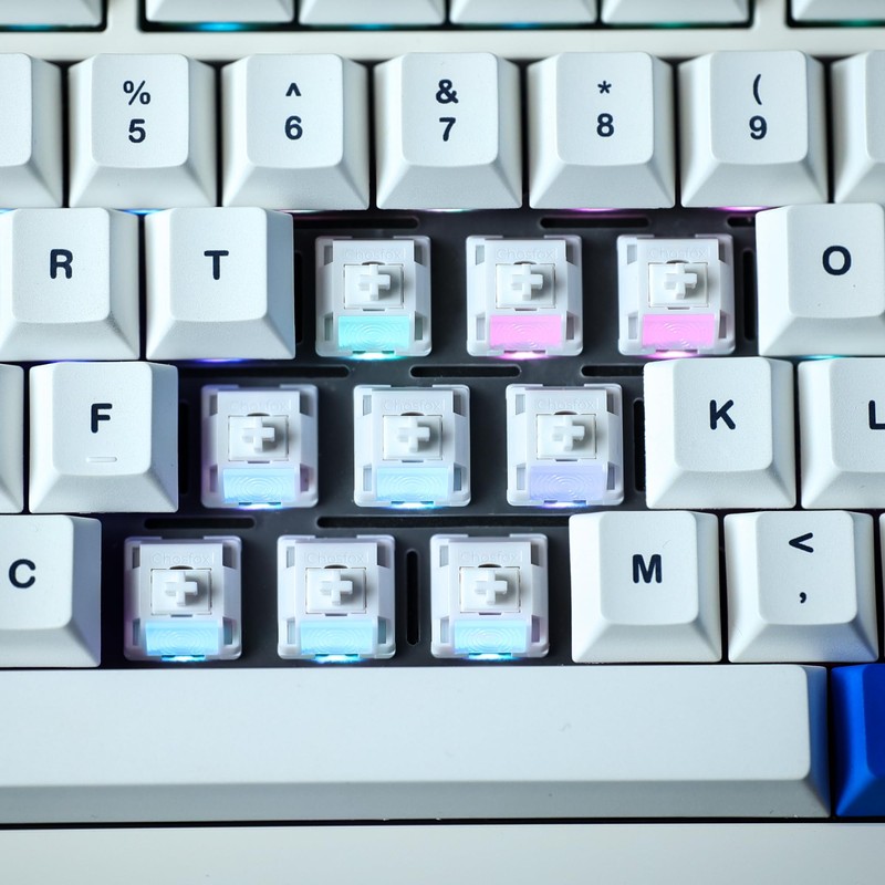 White Fox Axis V2 Linear Mechanical Keyboard Switch, POM Axis,
