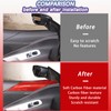 Inner Door A Pillar Lower Panel Anti-Scratch Protection Cover Trim