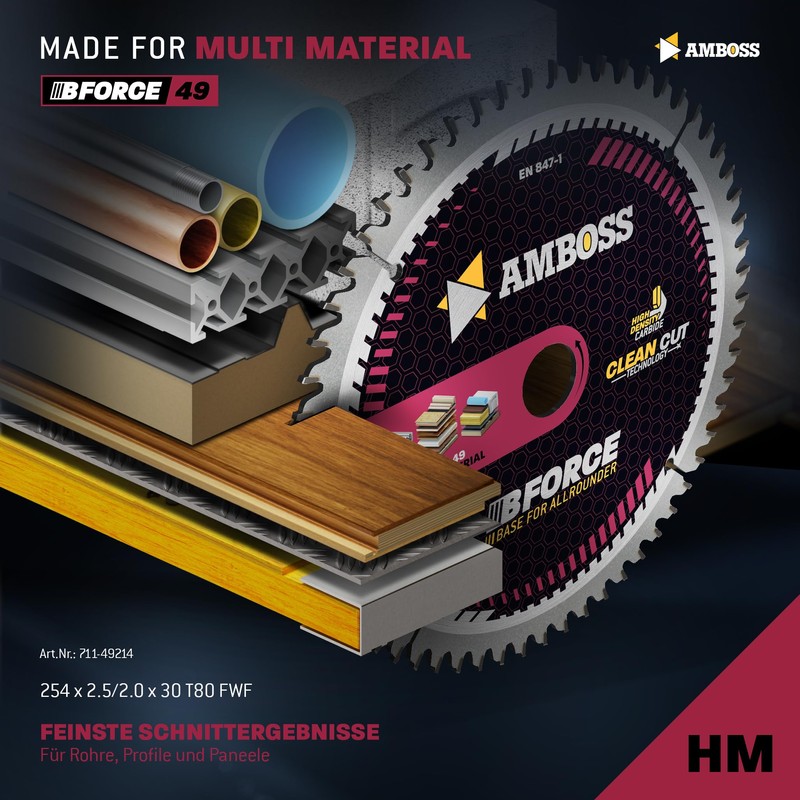 HM Circular Saw Blade 254 x 30 Z80 Flat Tooth