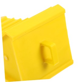 SOLUSTRE 2pcs Car Block Camper Wheel Chock Leveling Blocks Ramp Rv Wheel Chock Vehicle Ramp Wheel Chocks Wheel Chocks for Rv Trailer Trucks Threshold Ramp Trailers Wheel Chock Abs