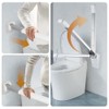 lesolar Foldable Toilet Grab Bar,Foldable Drop Down Toilet Rails with