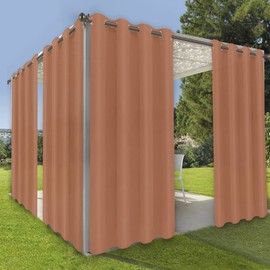 OutdoorLines Cortina interior y exterior impermeable para patio - Panel cortina de protección de la privacidad Weatherproof, UV Resistant Curtains for Gazebo, Front Porch, Pergola Cortinas a prueba de lluvia y rayos ultravioletas para terrazas, porches d