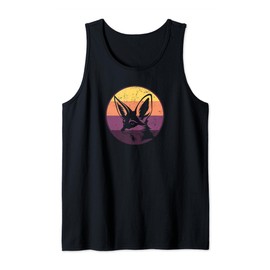 Minimalist Sunset Fennec Fox Tank Top