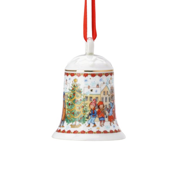 Hutschenreuther Collectable Collection 23 Christmas Lengths Porcelain Bell 12 cm
