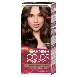 GARNIER - COLOR SENSATION - Permanent hair coloring cream - 5.0 Luminous Light Brown