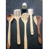 SKAFA Handmade Wooden Serving and Cooking Spoon Kitchen Tools Utensil,
