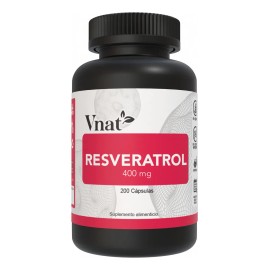Resveratrol 400mg Vnat Cápsulas con Acaí y Semilla Uva 200un Antioxidante