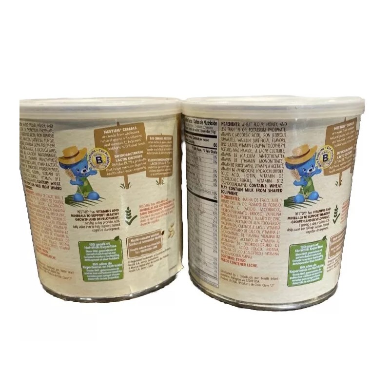 NESTLE Nestum Wheat & Honey Instant Cereal 10.6 oz. Canister