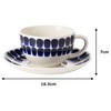 Arabia 1054176 24h Tuokio Cup & Saucer, Approx. 9.2 fl