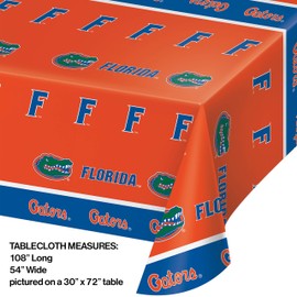 Creative Converting University of Florida Plastic Tablecloths, 3 ct