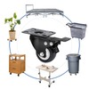 MaxxHaul 50685 2" Heavy Duty Locking Swivel Casters with Brakes,
