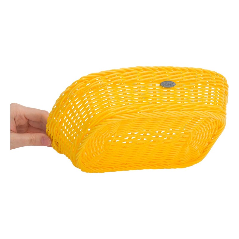Saleen Multi-Purpose Basket, Suitable for Gastronomy, Rectangular, Plastic Fibre, Dark