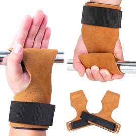 Calleras De Cuero para Gimnasio,Protector De Mano Unisex con Correa Ajustable para La Muñeca,Adecuado para Entrenamiento Físico, Levantamiento De Pesas, Etc.
