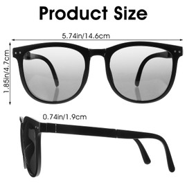 KFHENSOMR Pack of 3 Vintage Round Women's Sunglasses Retro Polarised Women's Sunglasses Classic Designer Style Polarised Women's Glasses Outdoor Women's Glasses for Driving Fishing Travel