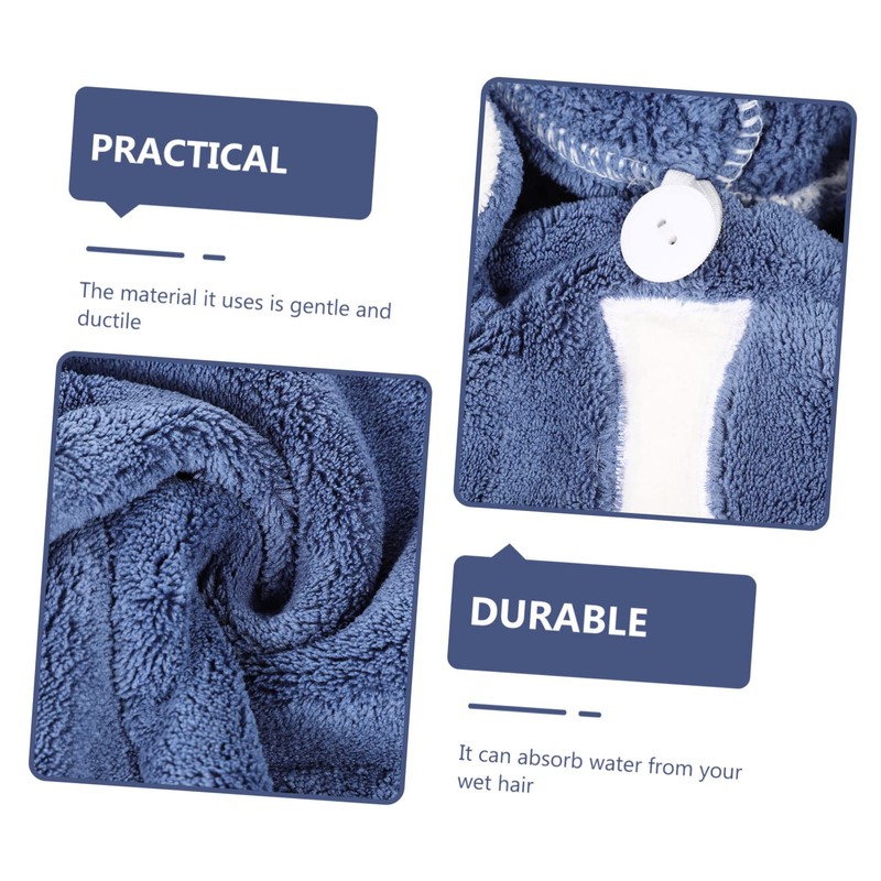 BIUDECO Microfibre Hair Turban Wrap Drying Towel Hair Drying Towel